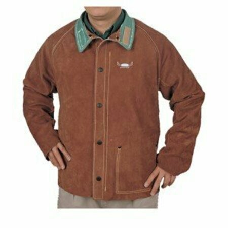 WELDAS Alliance STEERSOtuff Premium Leather Jacket, Size: 2XL, Sleeves: 30in. , Color: Lava Brown 44-7300XXL